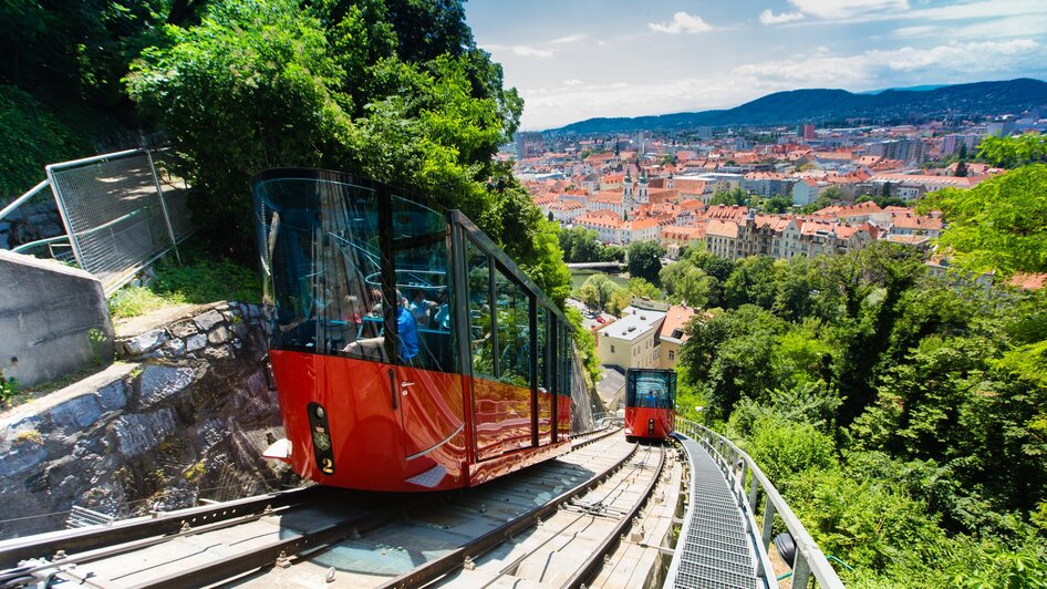 Schlossbergbahn Graz | © Graz Tourismus - Harry Schiffer