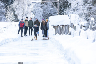 Eisstockschießen bei der Waldhäuslalm | © Waldhäuslalm - Martin Huber