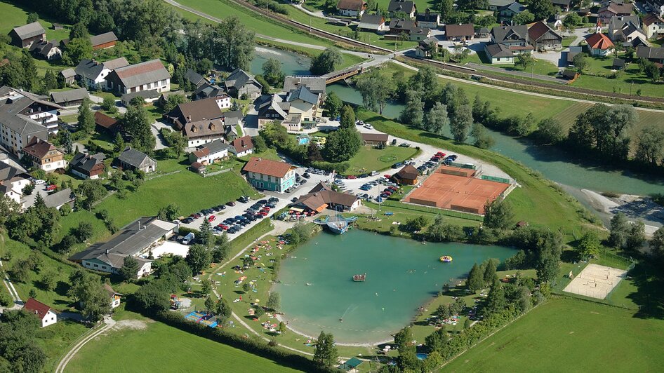 Freizeitsee Aich von oben | © TVB Haus-Aich-Gössenberg