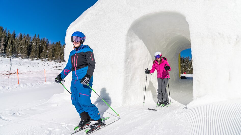 Der Schneetunnel im Funslope