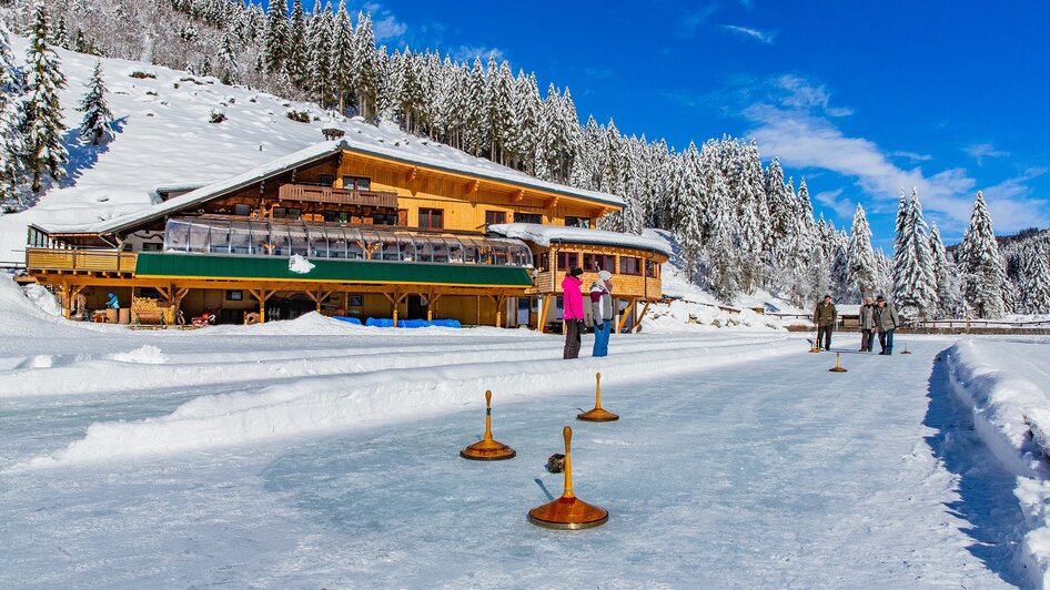 Gasthof Forellenhof im Winter | © TVB Haus-Aich-Gössenberg@René Eduard Perhab