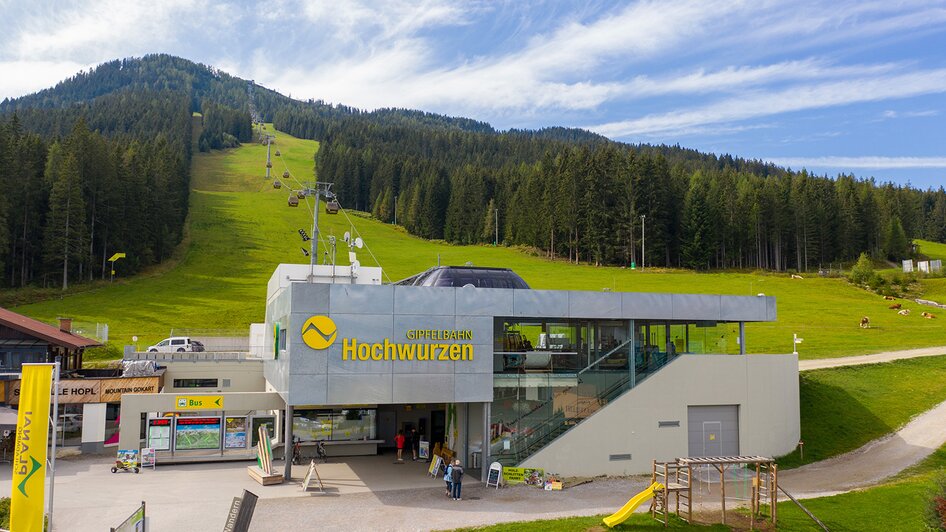 Talstation Hochwurzen im Sommer