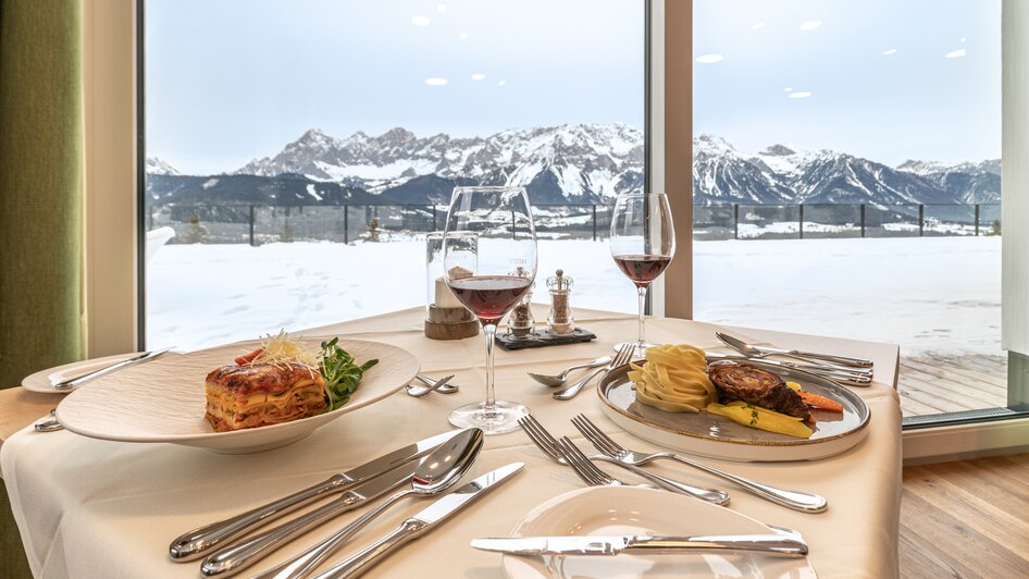 Essen mit Ausblick | johannes brunner | © Stefan Kraml Hotel Winterer - Impression #2.14 | © Stefan Kraml