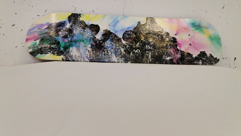 Skatedeckwandbild "colours" | © Julia Hauck