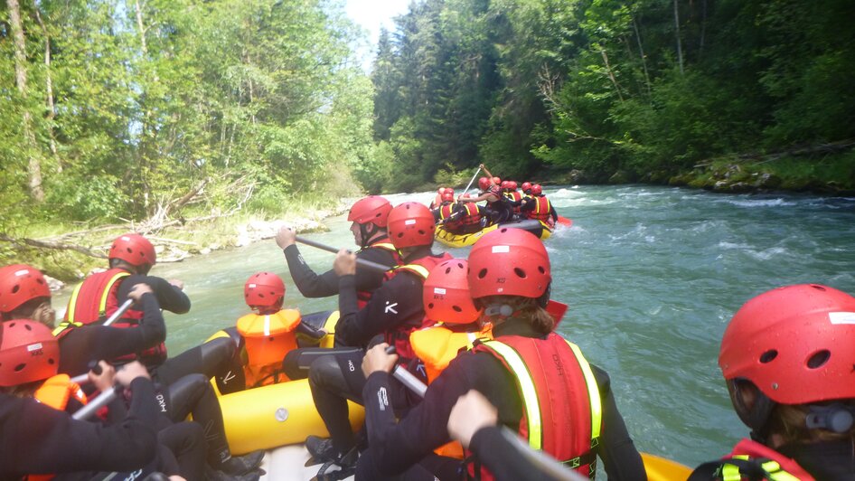 Rafting auf der Enns