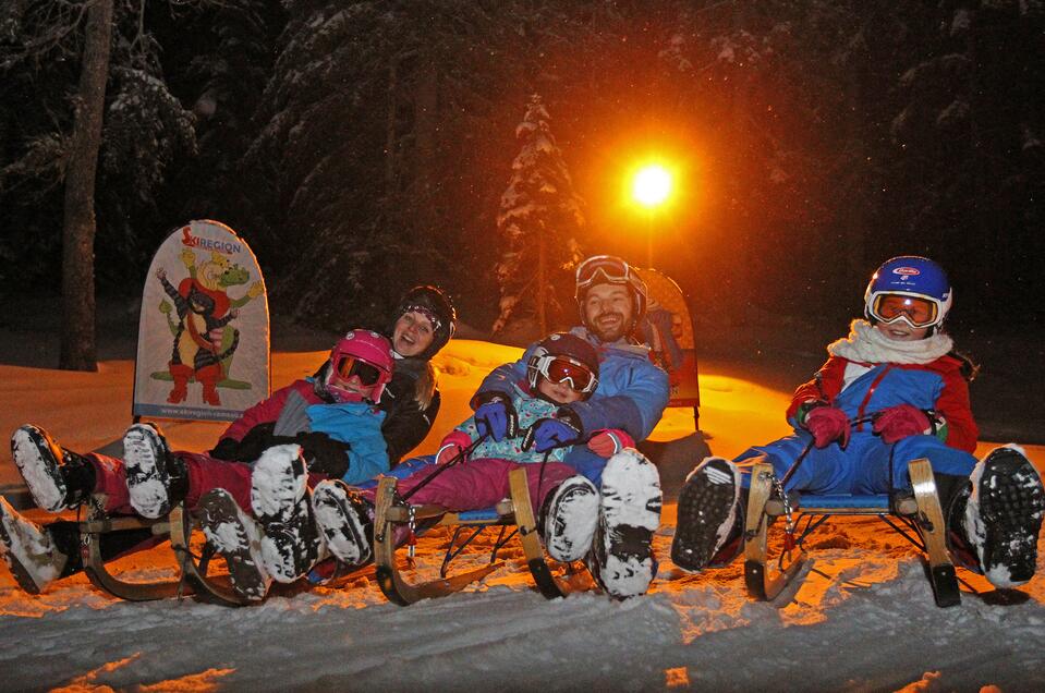 Night Tobogganing on Rittisberg - Impression #1