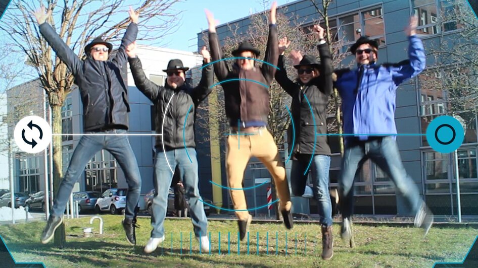 Gruppe beim Familien Outdoor Escape