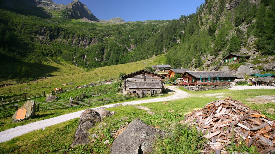 Rund 2 Std. wandert man gemütlich zur Putzentalalm.