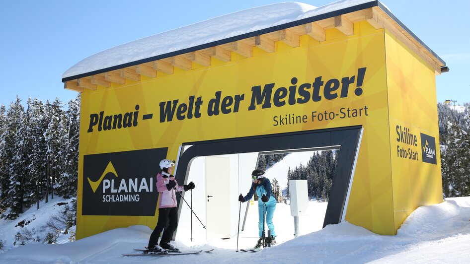 Skiline Foto-Start bei der Lärchkogel Bergstation | © Herbert Raffalt