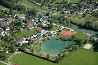 Freizeitsee Aich von oben | © TVB Haus-Aich-Gössenberg