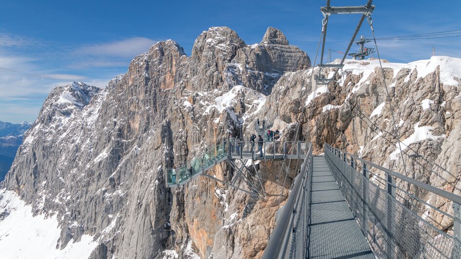 Treppe ins Nichts am Dachstein